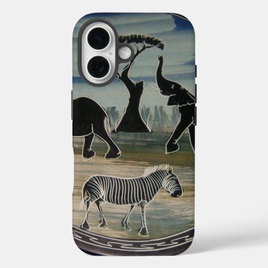 Afrikaanse olifant art print Case-Mate iPhone case (Achterkant)