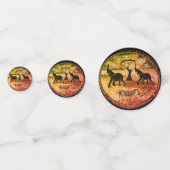 Afrikaanse olifant art print confetti (Voorkanten)