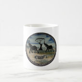 Afrikaanse olifant art print koffiemok (Center)