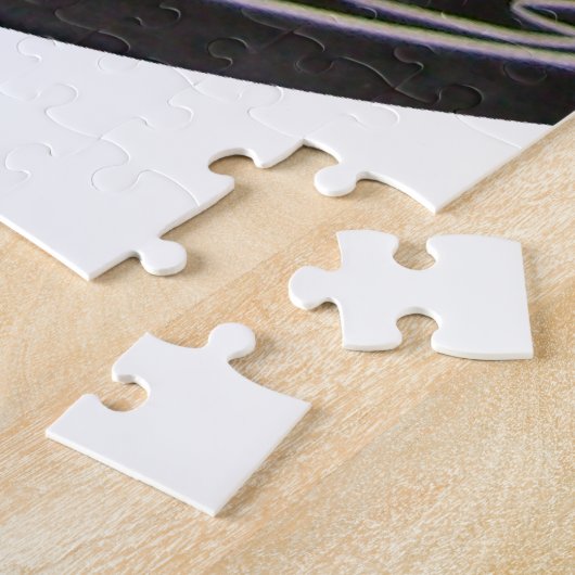 Afrikaanse olifant art print legpuzzel (Zijkant)