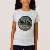 Afrikaanse olifant art print t-shirt (Voorkant)