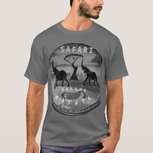 Afrikaanse olifant art print t-shirt