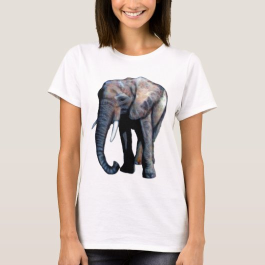 Afrikaanse olifant Artwork voor Dierenvrienden! T-shirt (Voorkant)