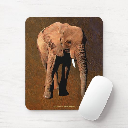 Afrikaanse olifant Big Five Wildlife Animal Mousep Muismat (Met muis)