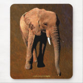 Afrikaanse olifant Big Five Wildlife Animal Mousep Muismat (Voorkant)