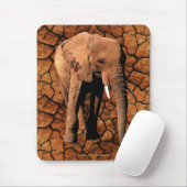 Afrikaanse olifant Big Five Wildlife Animal Mousep Muismat (Met muis)
