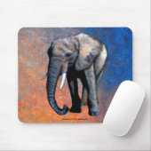 Afrikaanse olifant Big Five Wildlife Animal Mousep Muismat (Met muis)