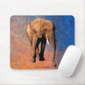 Afrikaanse olifant Big Five Wildlife Animal Mousep Muismat (Met muis)