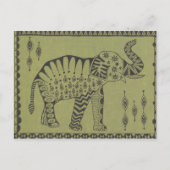 Afrikaanse olifant briefkaart (Voorkant)