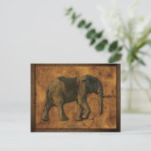 Afrikaanse olifant Briefkaarten (Staand voorkant)