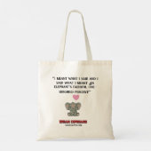 Afrikaanse olifant - De Koning (2023)! Tote Bag (Achterkant)