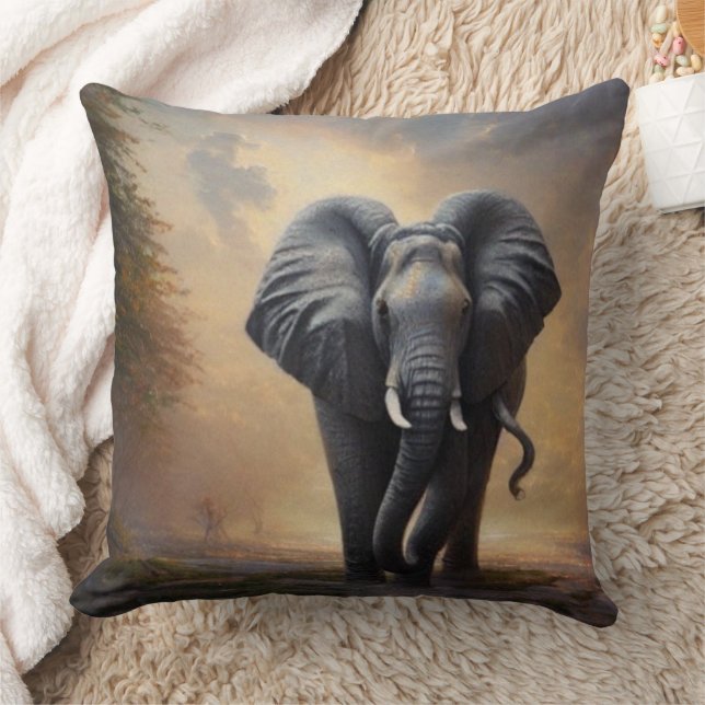 Afrikaanse olifant-de-koning kussen (Deken)