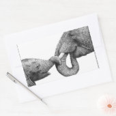 Afrikaanse olifant en kalf Sticker (Envelop)