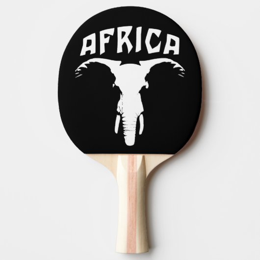 Afrikaanse olifant Face | Afrika Tafeltennisbatje (Voorkant)