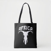 Afrikaanse olifant Face | Afrika Tote Bag (Voorkant)