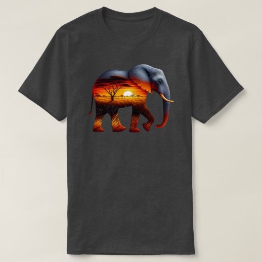Afrikaanse olifant Hoodie T-shirt (Design voorkant)