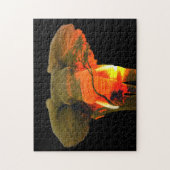 Afrikaanse olifant in de Serengeti Sunset Legpuzzel (Verticaal)