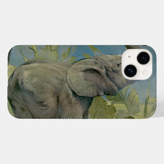  Afrikaanse olifant in het Oerwoud, EJ Detmold Case-Mate iPhone Case (Achterkant (horizontaal))