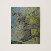 Afrikaanse olifant in het Oerwoud, EJ Detmold Legpuzzel (Verticaal)