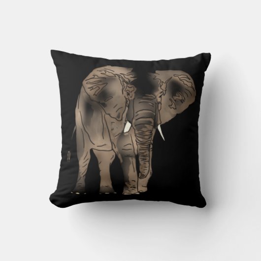 Afrikaanse olifant kussen (Voorkant)
