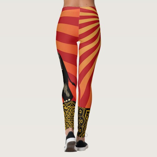 Afrikaanse olifant leggings (Achterkant)