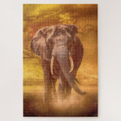 Afrikaanse olifant legpuzzel (Verticaal)
