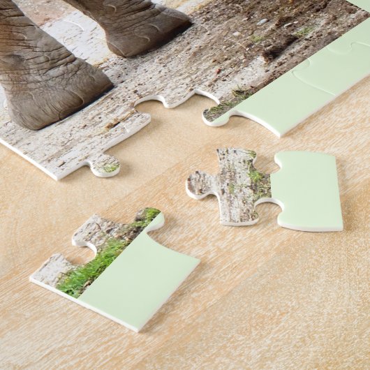 Afrikaanse olifant legpuzzel (Zijkant)