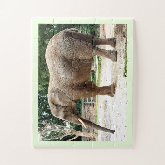 Afrikaanse olifant legpuzzel (Verticaal)