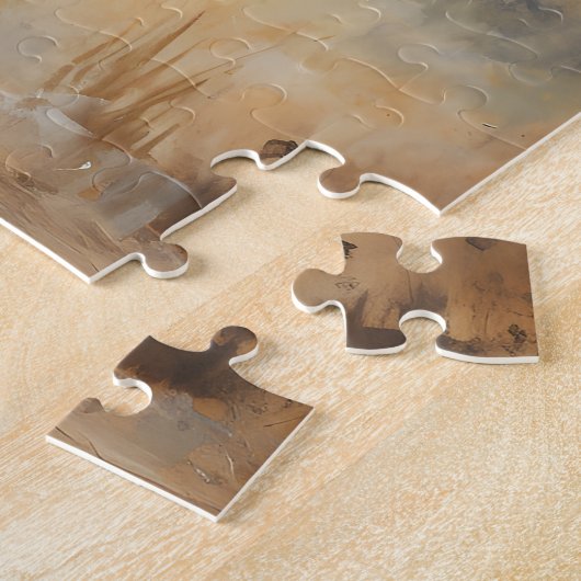 Afrikaanse olifant legpuzzel (Zijkant)