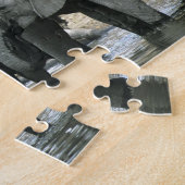 Afrikaanse Olifant, (Loxodonta africana), drinkend Legpuzzel (Zijkant)