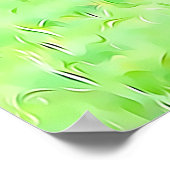 Afrikaanse olifant mama en geschilderde Baby kunst Poster (Hoek)