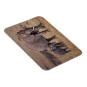 Afrikaanse olifant met Baby Magneet (Rechterzijde)