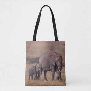 Afrikaanse olifant met Baby Tote Bag