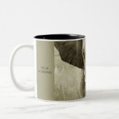 Afrikaanse olifant-mokken en -bekers tweekleurige koffiemok (Links)