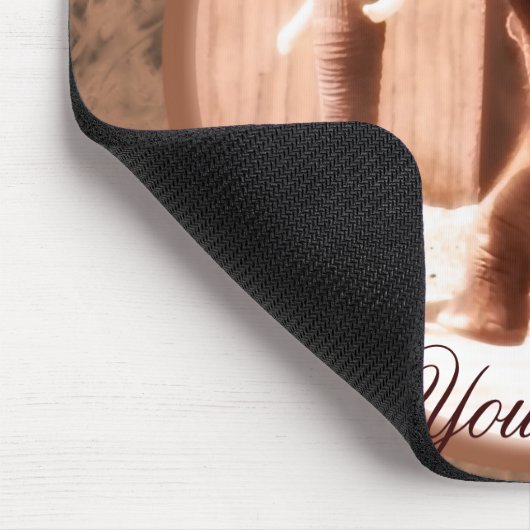 Afrikaanse olifant Mousepad Muismat (Hoek)