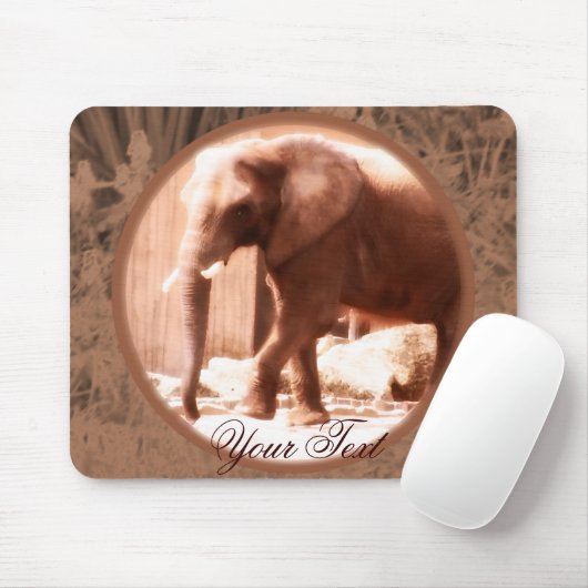 Afrikaanse olifant Mousepad Muismat (Met muis)