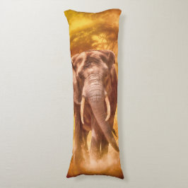 Afrikaanse olifant "Nobility" Lichaamskussen