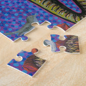 Afrikaanse olifant Puzzle Legpuzzel (Zijkant)