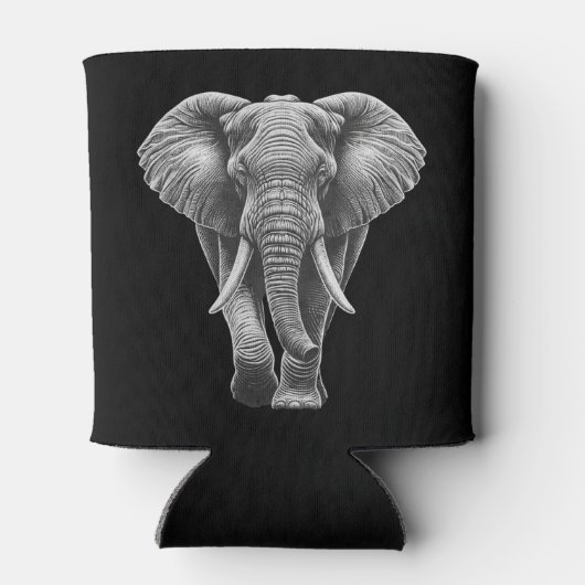 Afrikaanse olifant Safari en dierentuin avontuur Blikjeskoeler (Achterkant)