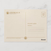 Afrikaanse Olifant Savanne DIEREN Briefkaart (Achterkant)
