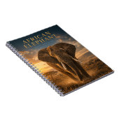 Afrikaanse Olifant Savanne DIEREN Notitieboek (Rechterzijde)