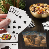 Afrikaanse Olifant Savanne DIEREN Poker Pokerkaarten (Insitu)
