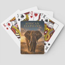 Afrikaanse Olifant Savanne DIEREN Poker Pokerkaarten