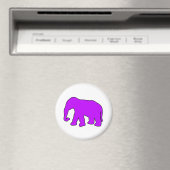 Afrikaanse olifant silhouet ivoor slagtanden Dumbo Magneet (Insitu (Vaatwasser))
