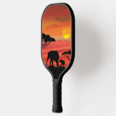 Afrikaanse olifant Sunset Pickleball Paddle (Links)