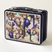 Afrikaanse olifant surrealistisch portret (Achterkant)