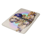 Afrikaanse olifant surrealistisch portret badmat (Gekanteld)