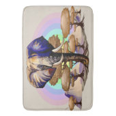 Afrikaanse olifant surrealistisch portret badmat (Voorkant Verticaal)