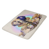 Afrikaanse olifant surrealistisch portret badmat (Gekanteld)