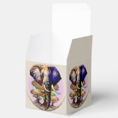 Afrikaanse olifant surrealistisch portret bedankdoosjes (Geopend)